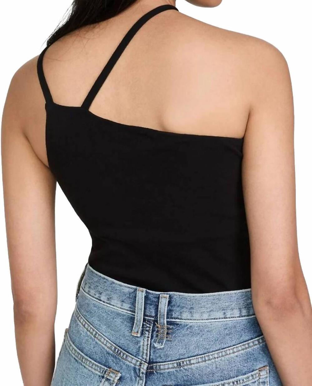NEW SUNDRY asymmetrical cami top in black